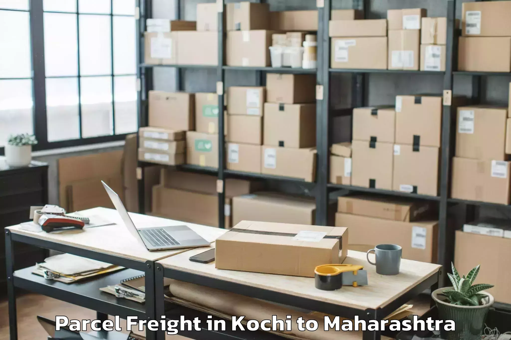 Top Kochi to Vikramgad Parcel Freight Available